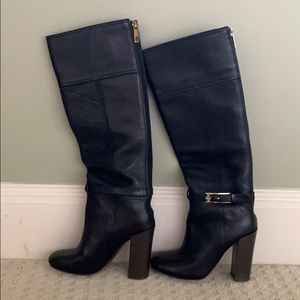 Black knee high Tory Burch Boots Size 7M